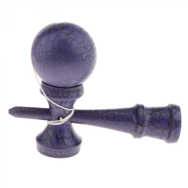 Kendama Bollfångarspel Träleksaker För Barn Med Snöre För Barn Lila