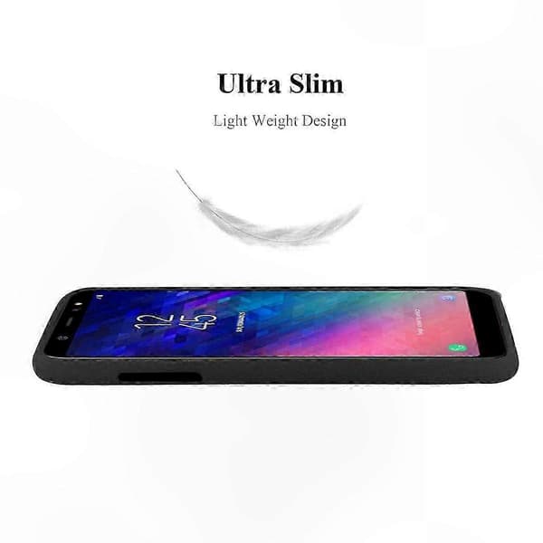 TPU skyddsfodral för Galaxy A6 2018 telefonfodral FROST BLACK Galaxy A6 2018
