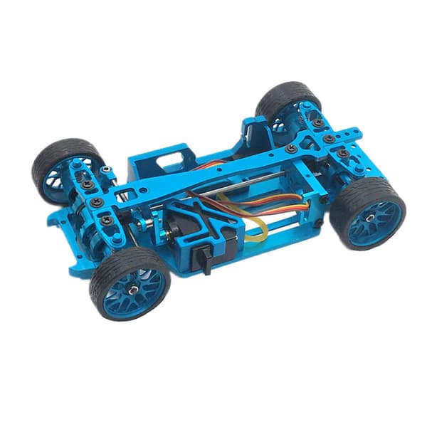 [RM]RC Model Chassis Ramme Opgradering DIY til Wltoys Mini Q RC Model Hobby Model blå