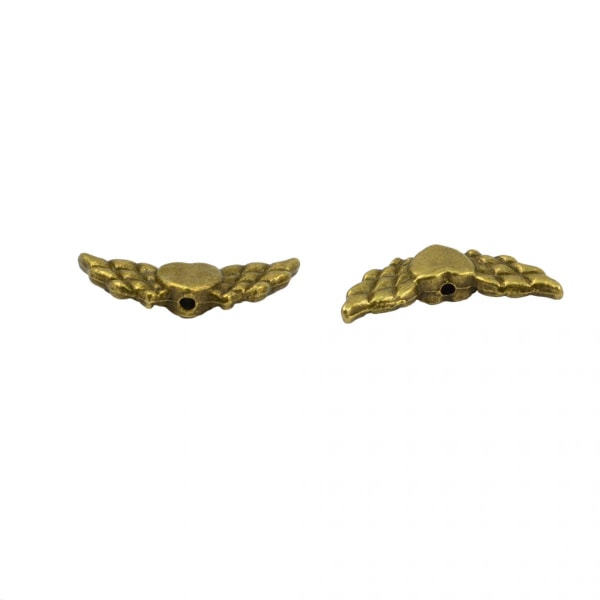 50 delar brons ängelvingar pärlor retro smycken armband halsband örhängen diy