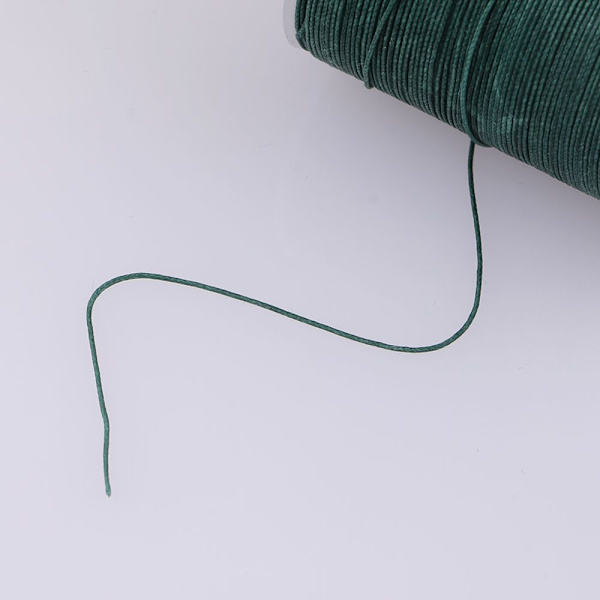 130 Meter Rund Polyester Vaxad Tråd Sömnad Grön Quilting
