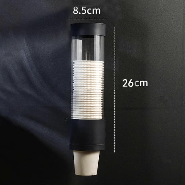 Koppdispenser Gjennomsiktig vanndispenser Koppholder for leilighet hotell treningsstudio TYY