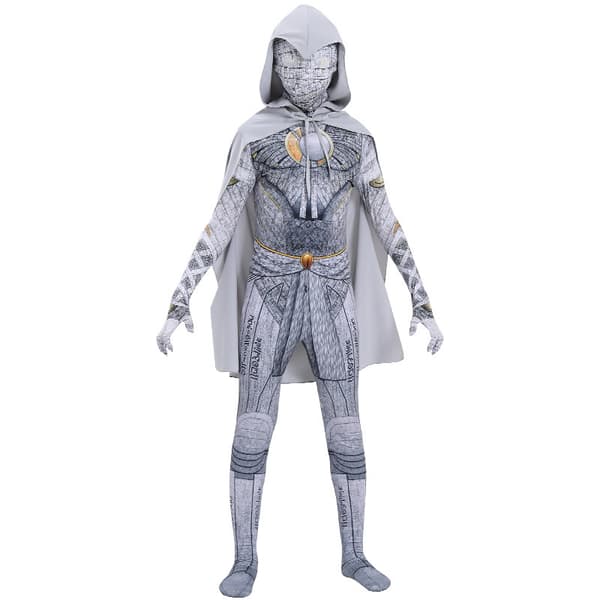 Ridderkostyme Jumpsuit Kappe Hodeplagg Sett for Barn Voksen A[RM] A 140