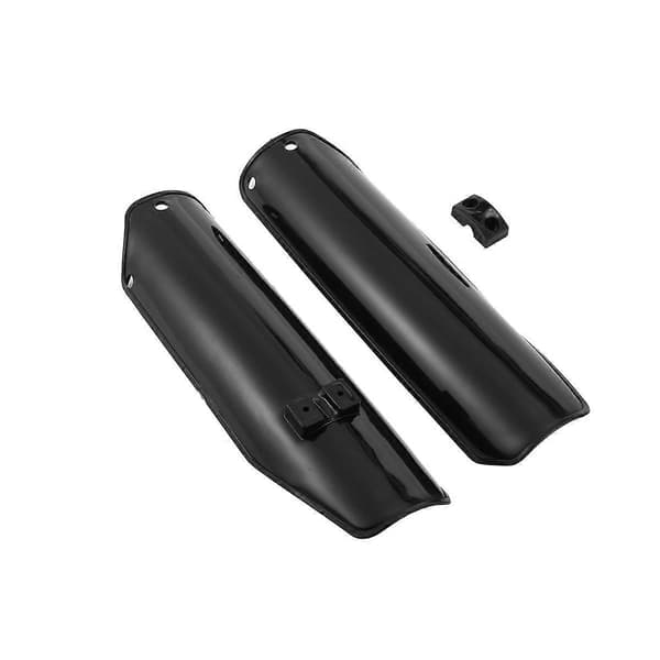 1 Pair Pit Dirt Bike Front Fork Shock Absorber Guard Fork Protector for 90Cc 125Cc 140Cc 160Cc Univ black