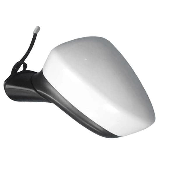 Vänster yttre backspegelmontering för CX5 -5 2012-2015 Power Folding Heater Dörrspegel 8 Pin L Black  White Left