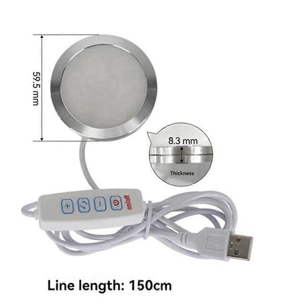 Til Bambu Lab LED-lampesæt Justerbart lyssæt LED-lysdele Hardware DIY Model Hvid/Kold/Varmt lys Uden 3 stk. size