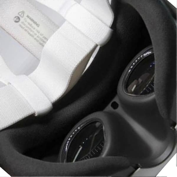 VR-headset intern ansiktsskal, plastbytesram, precisionspassande reparationsdel kompatibel med Quest 3S, 1-pack