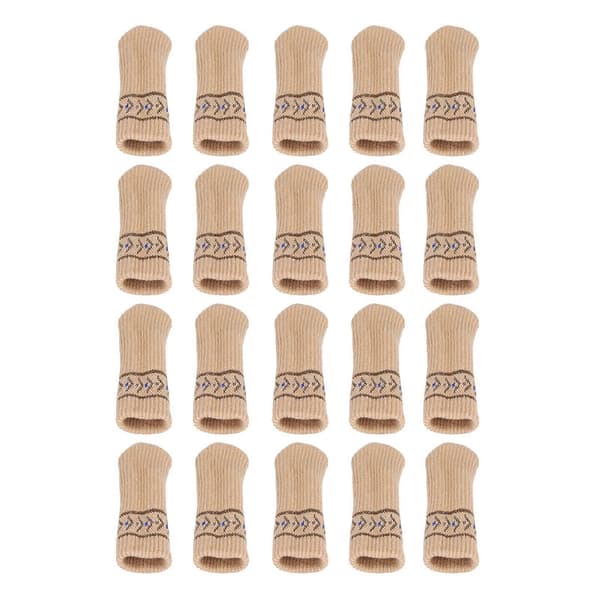 20 st stolsbensskydd i akrylsilikon, dubbla lager, elastiska möbelben, golvskydd