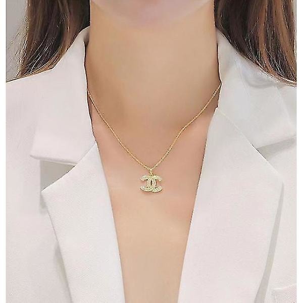 CC-hänge med halsband Högkvalitativt elegant hänge N