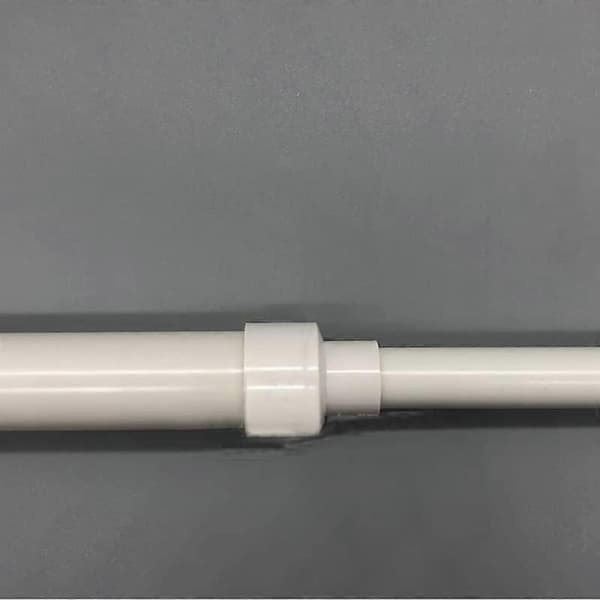 110 mm x 50 mm ID PVC-reducer, muff-till-muff rörkoppling, vit, 1 styck