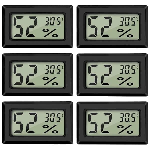 Digital temperatur- och luftfuktighetsmätare Termometer Mini Digital Termometer Hygrometer och Luftfuktighetsmätare Sv,A[RM]