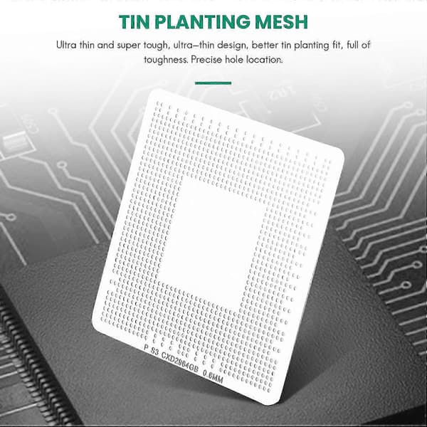 47 stk. direkte universelle stencils til spilkonsol CPU Silver