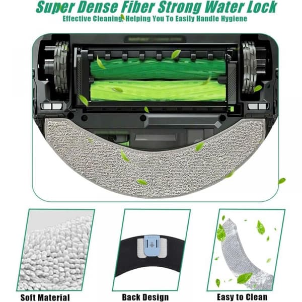 [RM]6 stk. erstatningsrengøringsklude til iRobot Roomba Combo J7/J7+/J9+/J9 Plus