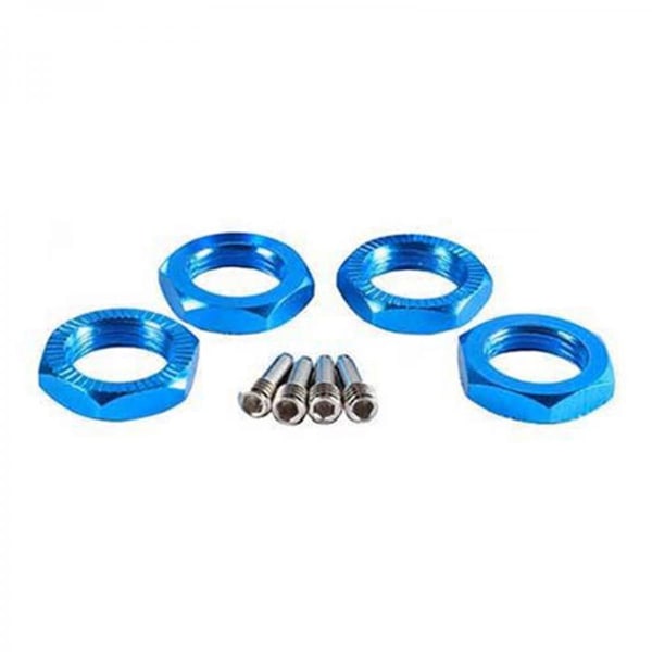 Hjulnav 17mm Hexagonmuttrar Låsmuttrar Kit 5353 För Tra-xxas E-Revo Blå