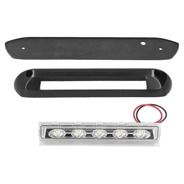 Universell vattentät LED-ljusramp för husbilsveranda 10 pärlor 12V/24V Utomhusmarkisbelysning Husbil