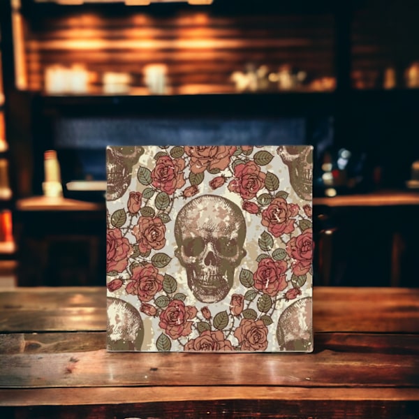 [RM] Roses and Skulls 30-pack Tile Decals