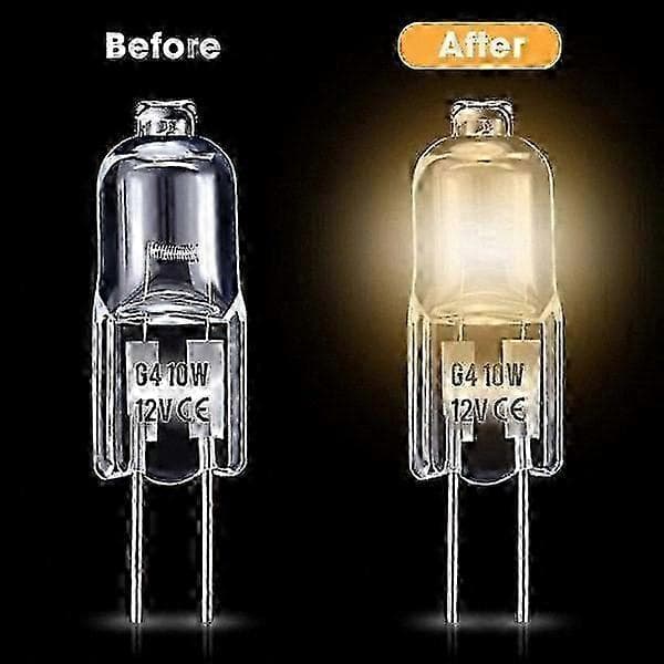 Varm Hvid 10W 12V G4 Halogenpærer - 20-pak 20W