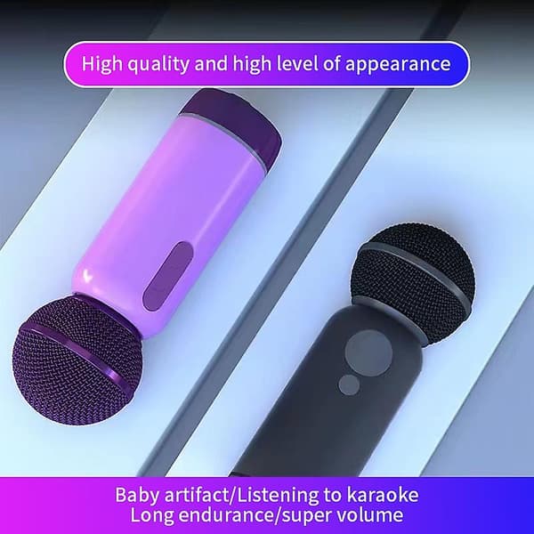 [RM]K1 Håndholdt Bluetooth-mikrofon Purple