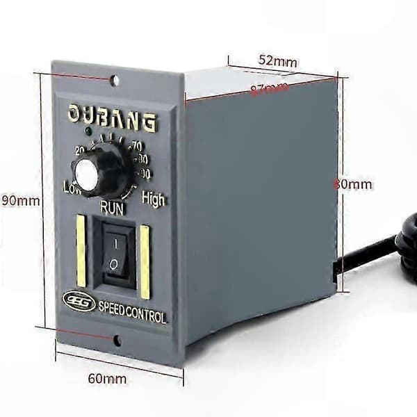 AC Motor Hastighedsregulator 120W CW CCW Rotations Tilbehør 1 Række 6 Pin