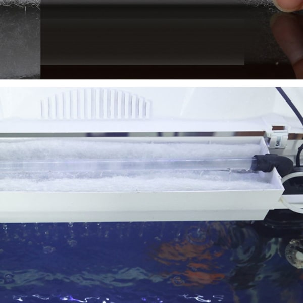 2x skum svamp pad filter media för akvarie akvarium filter 2# 50x30cm
