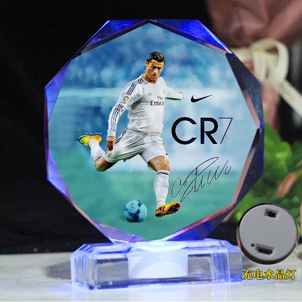 Cristiano Ronaldo fotboll memorabilia fans ger pojkar födelsedags- och Alla hjärtans dag-presenter style 3