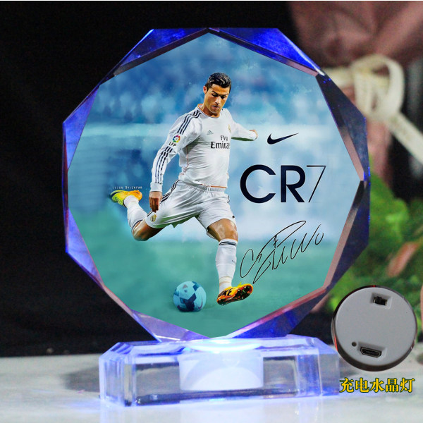 Cristiano Ronaldos fotbollsmemorabilia-fans ger pojkar födelsedag och alla hjärtans dag presenter style 3
