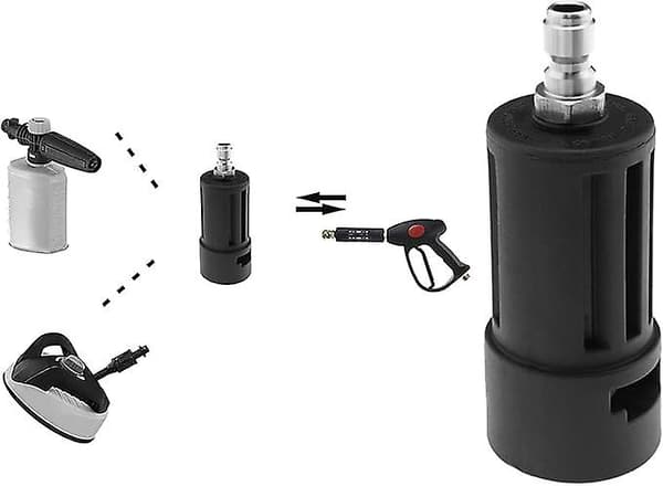 Högtryckstvättadapter 1/4\" snabbkoppling kompatibel med Kärcher K2 K3 K4 K5 K6 K7 Stanley SLP högtryckstvätt