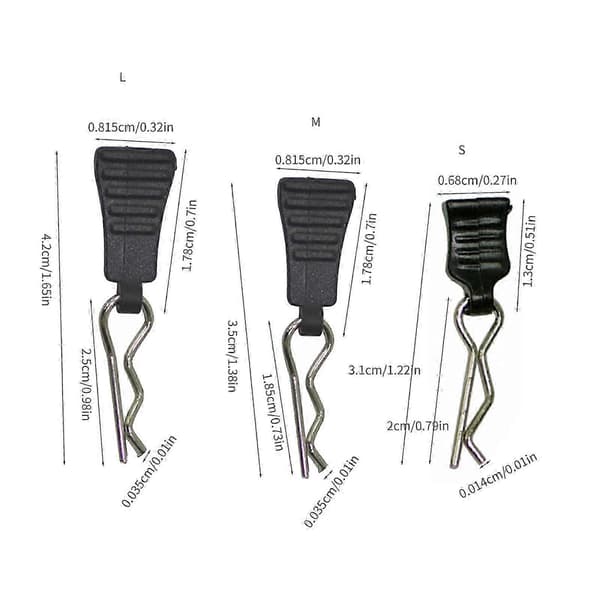 Metal Crawler Body Clips Pins for Remote Control Car Modified
