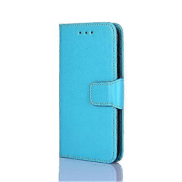 For vivo Y52 5G / iQOO Z3 Crystal Texture Leather Phone Case Light Blue Light Blue