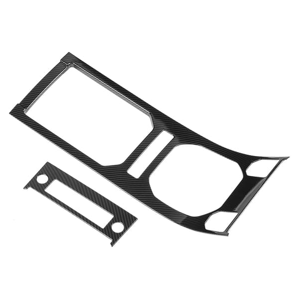 [RM]2 stk Karbonfiber-stil Midtkonsoll Girpanel Trim for Land Rover Range Rover Evoque 12-17