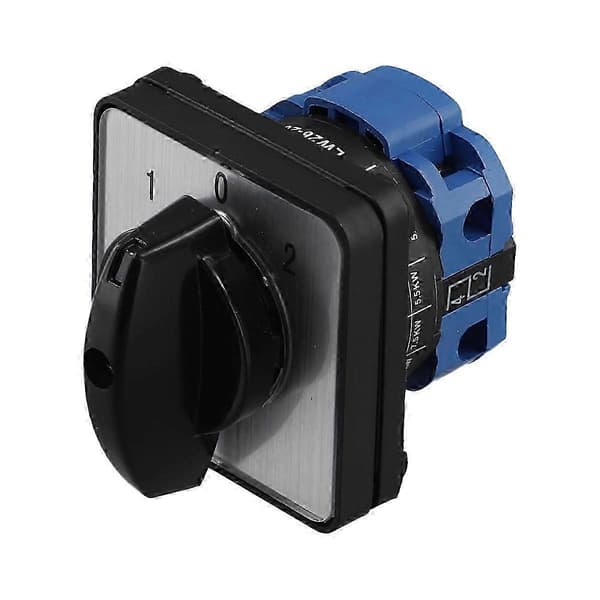 Afbryder Drejeafbryder SZW26-20/D101.1 til AC 440V 240V Universal Anvendelse Black & blue & Silver