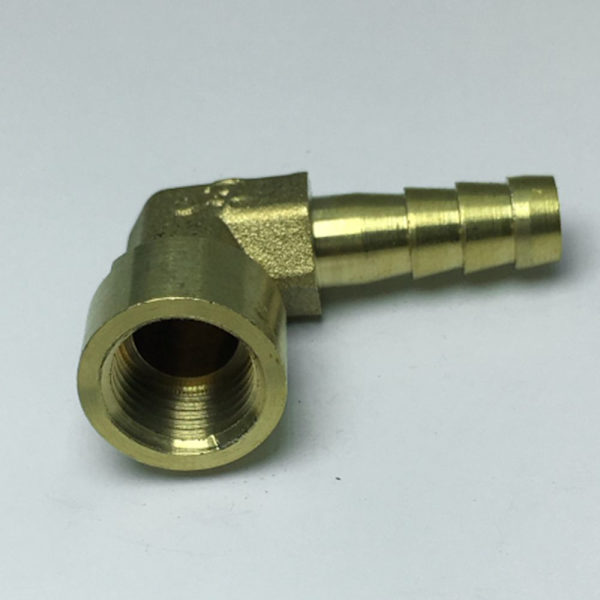 90 Graders Honkoppling Mässing Rörkoppling 1/4 DN8x8mm Anslutning