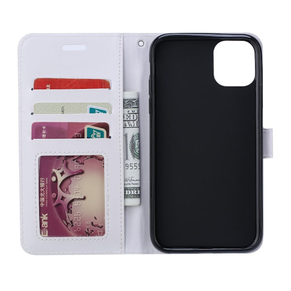 Yhteensopiva Samsung A51:n kanssa - Crazy Horse -kotelo - Vit White White Vit