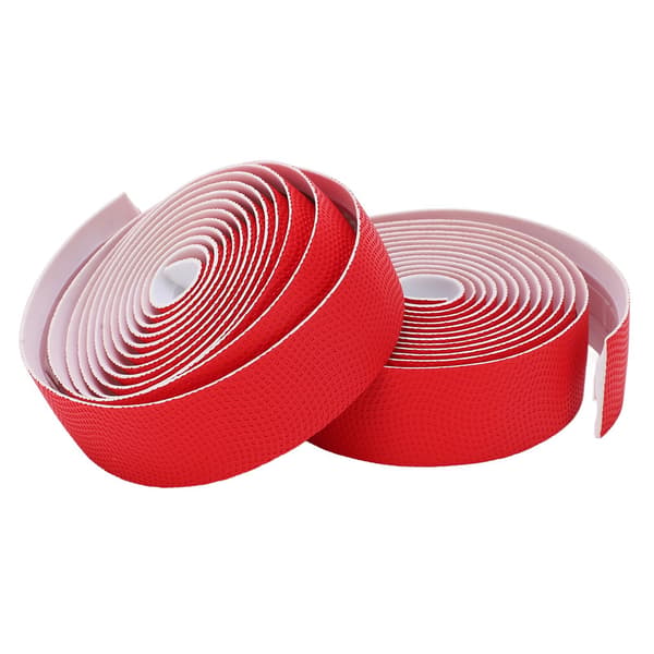 [RM]Bicycle PU Leather Handlebar Tape with Wave Pattern - Red (LGL)