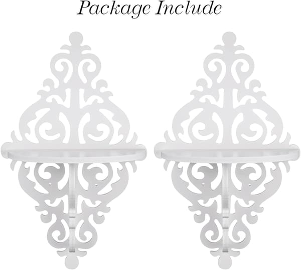 2 Pieces Wall Sconces Candle Holders White Candlestick Holders Wall Mounted Candlesticks Decorative Candlesticks Plastic Decor for Living Room Bedroom