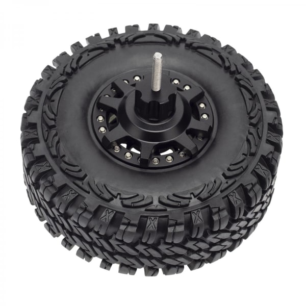 1.9/2.2\" Beadlock Hjulnav för 1/10 Skala RC Crawler Tillbehör Svart