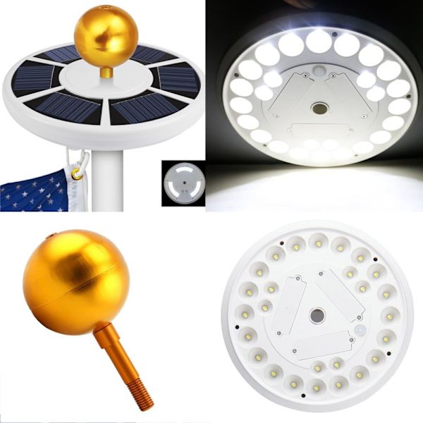 LED-lampa för flaggstång
