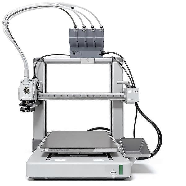 BMCU 370C AMS Lite til Lab A1 Mini 3D-dele Hall-sensor Tovejs buffering Open Source Auto Refill Farm AMS MMU Silver gray