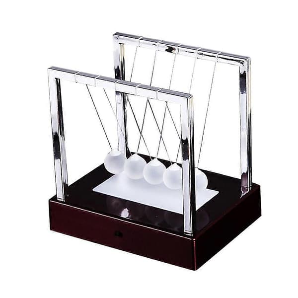 Newton's Cradle with LED Lighting, Kinetic Energy, Science Toy for Home and Office, Home Decor
