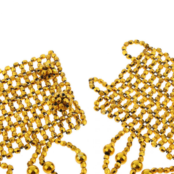 Midjekedja strassbälte tofs dansbälte tillbehör bälte guld