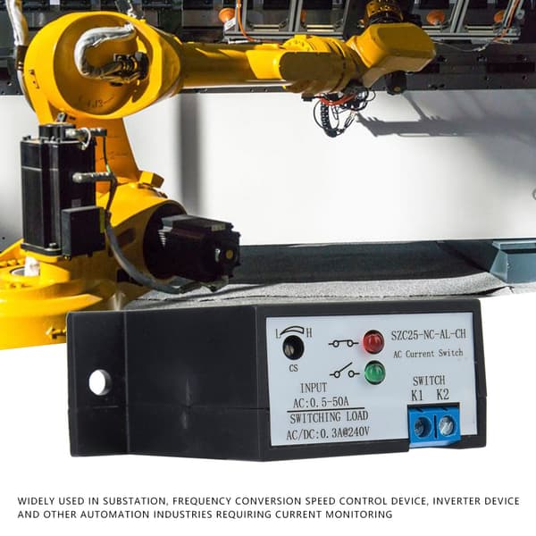 [RM]SZC25-NC AL-CH Self-powered Adjustable Normally Closed AC Current Sensing Switch AC 0.5-50A