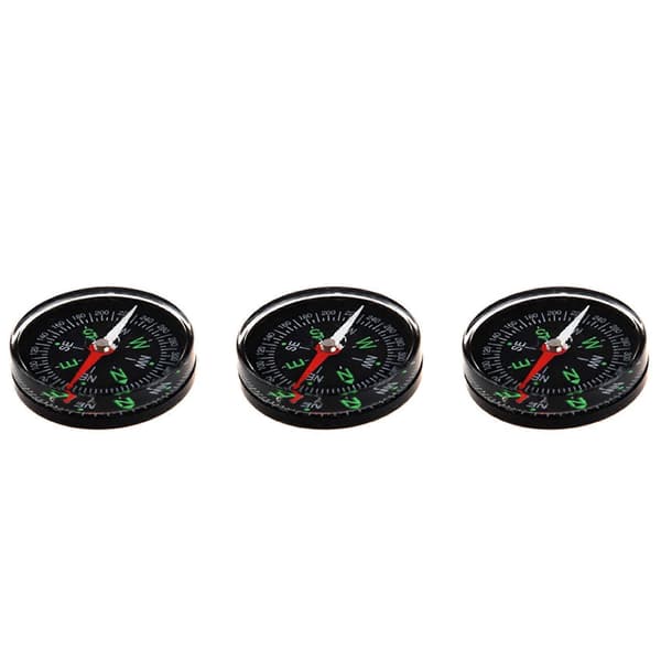 [RM]3st 40mm Klar Vätskefylld Campingkompass Vandring Utomhus Scouter Kit