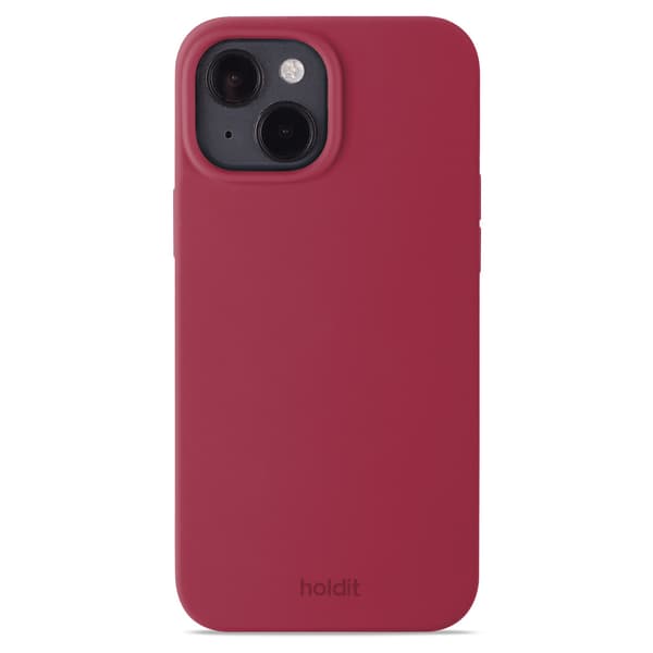 [RM]holdit iPhone 15 -silikonikuori, Red Velvet