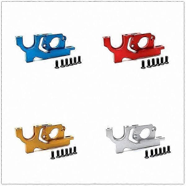 Justerbart motorophæng til Wltoys 104072 1/10 RC bil, gul
