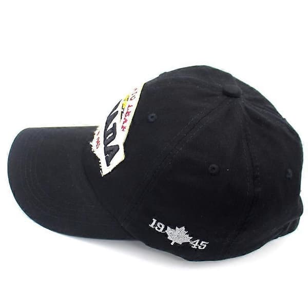 Mænd Kvinder Canada EST 1945 Baseballkasket Broderet Toronto Maple Leaf Fiskehat Skygge Sort
