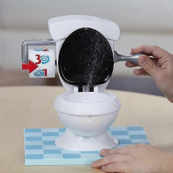 Brætspil med toiletskyllelyde, sjovt børnelegetøj og fødselsdagsgave