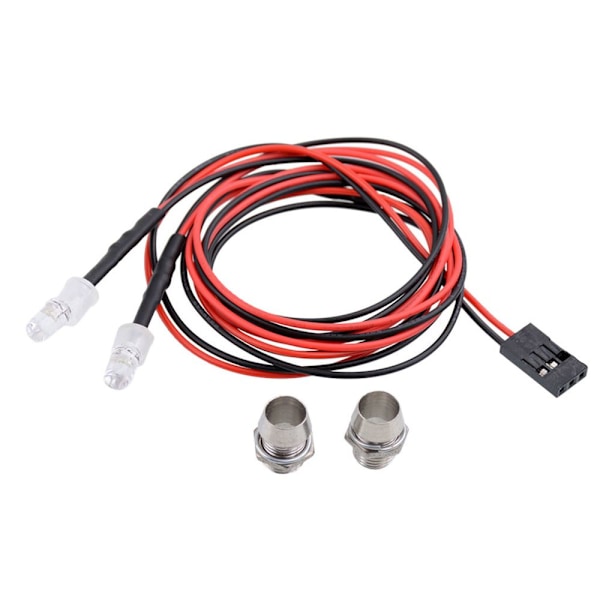 RC LED-lampa för 1/5 1/8 1/10 1/12 1/16 Modellbil Reservdelar Tillbehör