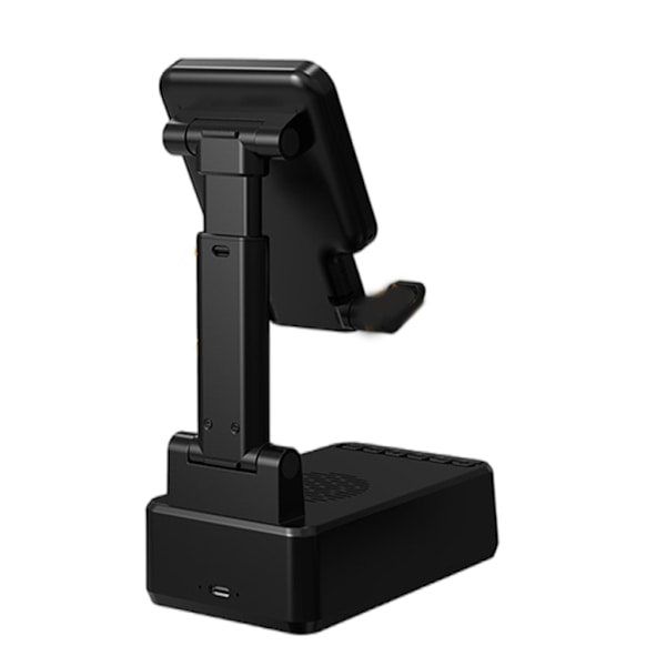 [RM]Phone Stand with Bluetooth-compatible Speaker, Alarm Clock, and 15W Wireless Charging