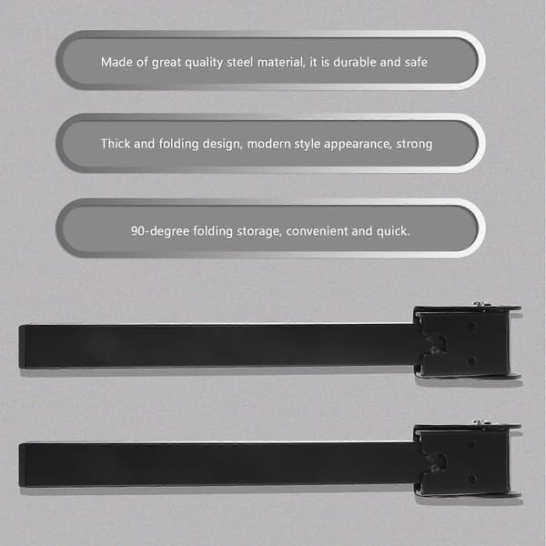 [RM]2 Pcs Folding Sofa Hardware Self-Locking Hinge Legs Hardware Folding Legs for Sofa Bed