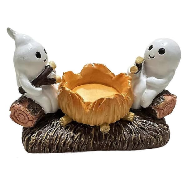Ghost Candlestick Without Candles, Decorative Stand, Halloween Home Decor, Ghost Design, Perfect for Spooky